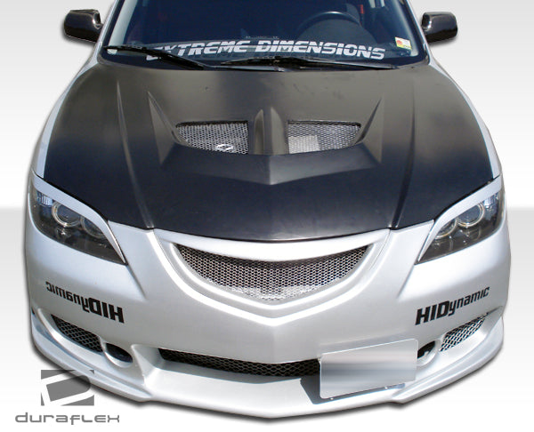 2004-2009 Mazda 3 4DR Duraflex Evo Hood - 1 Piece